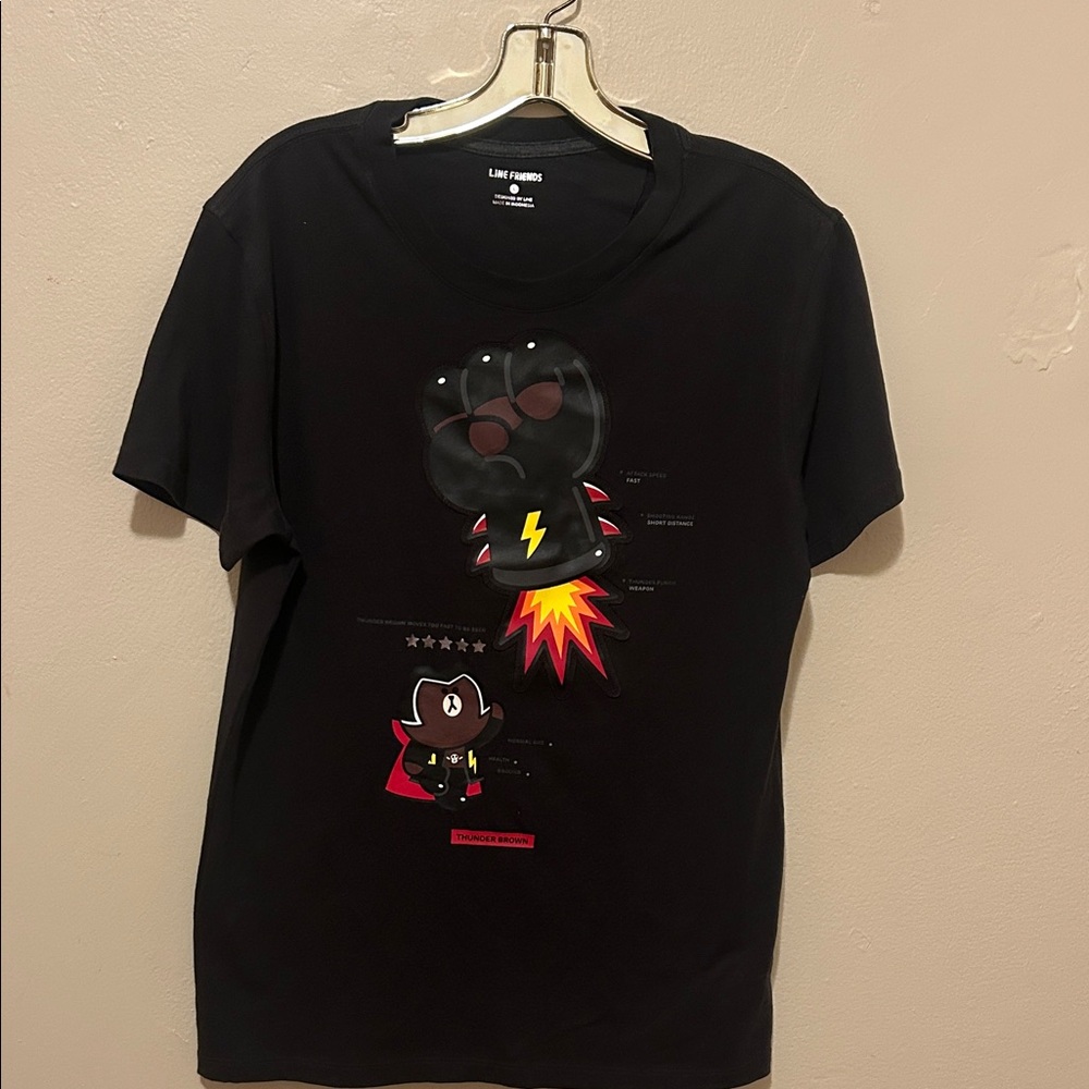 FRIENDS Black Graphic Tee